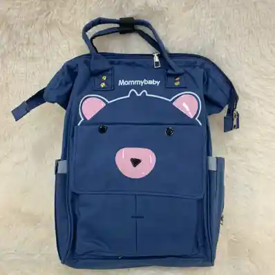 Bolso Pañalera Bebe Tipo Morral Nuevo Diseño Ref 1402 Azul Turqui