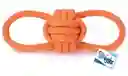 Juguete Ruff Rope Knot Tug Orange Para Perro