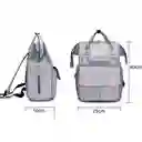 Bolso Pañalera Multifuncional Bebe Gatico Gris Claro Ref1406