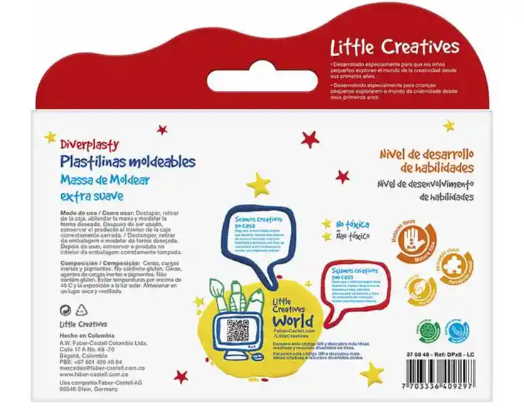 Plastilina Moldeable Faber-castell X8unds Diverplasty