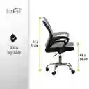 Silla Para Oficina Ergonómica Color Negro