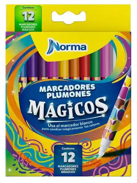 Marcadores Plumones Norma Mágicos