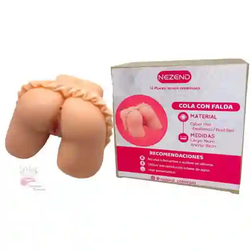 Masturbador Masculino Vagina Y Ano Super Realista Con Falda