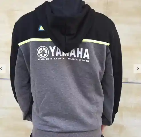 Buso Oficial Yamaha Vr46 Valentino Rossi Gris Talla S