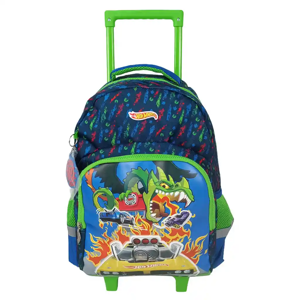 Morral Premium Con Ruedas Grande Hot Wheels Dragón