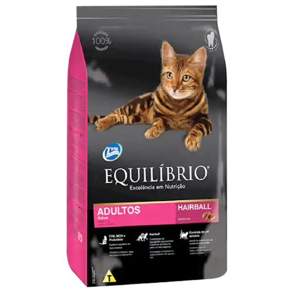 Equilibrio Gatos Adultos Hairball 7.5kg