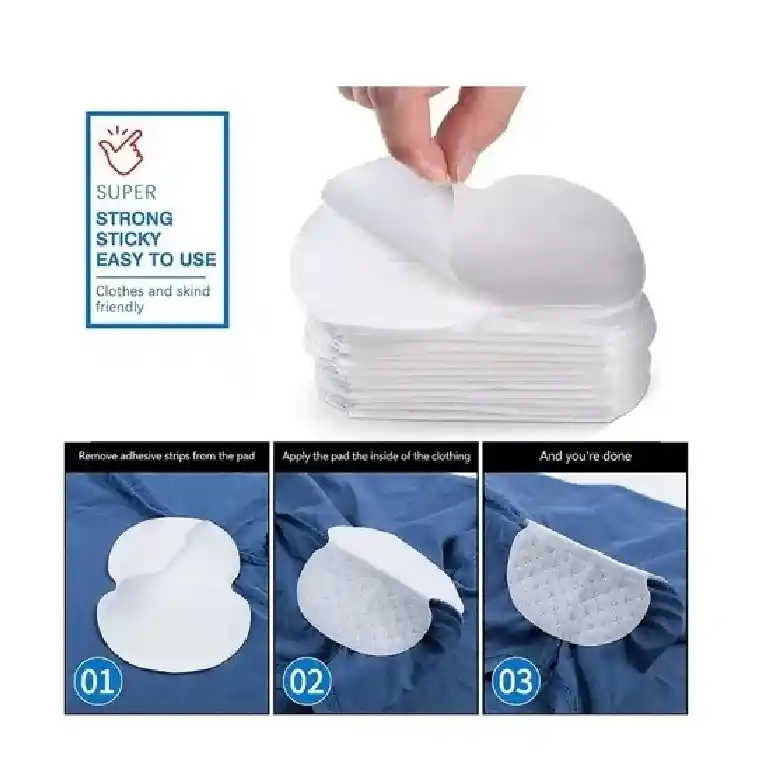 Kit 10 Unidades De Protector Parche Almohadilla Contra Sudor