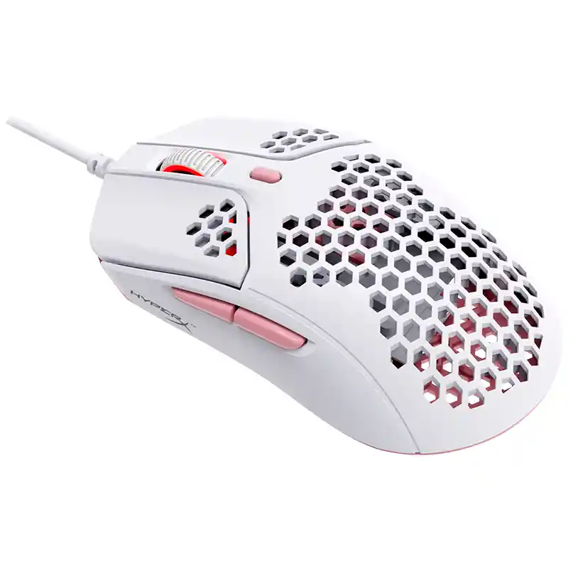 Mouse Gamer Hyperx Pulsefire Haste Rgb (blanco & Rosa)