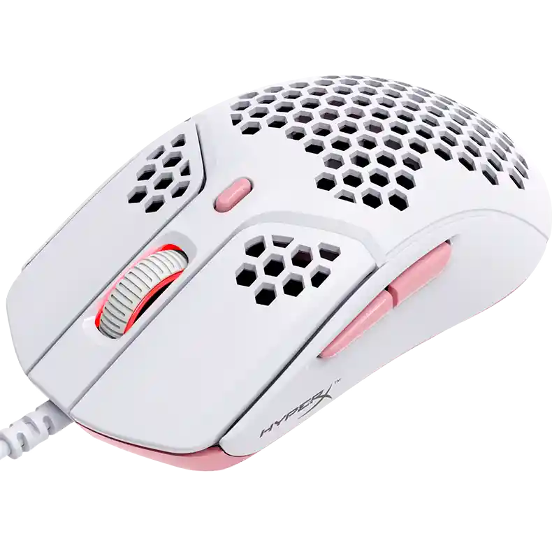 Mouse Gamer Hyperx Pulsefire Haste Rgb (blanco & Rosa)