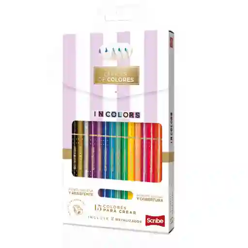 Colores Scribe Incolors X15 Doblepunta