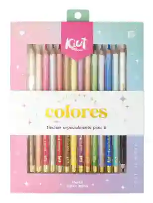 Lapices De Colores Punta Super Suave Norma Kiut Cj X15 Unds