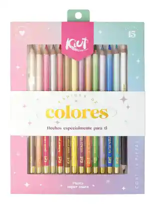 Lapices De Colores Punta Super Suave Norma Kiut Cj X15 Unds