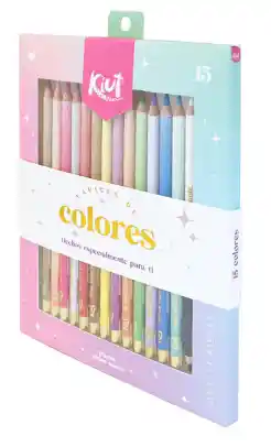 Lapices De Colores Punta Super Suave Norma Kiut Cj X15 Unds