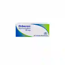 nimodipino 30 mg (Orberec) x 10 tabletas
