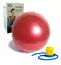 Balón Pilates 65 Cm Pelota Abdominal Yoga Terapia + Inflador - Rojo