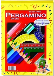 Block Pergamino 1/8 De 90 Gr X 25 Hojas