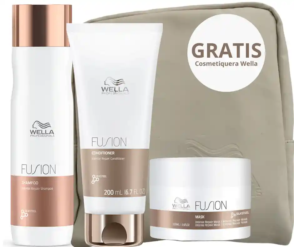 Kit Wella Fusion Shamp + Acond + Mascarilla