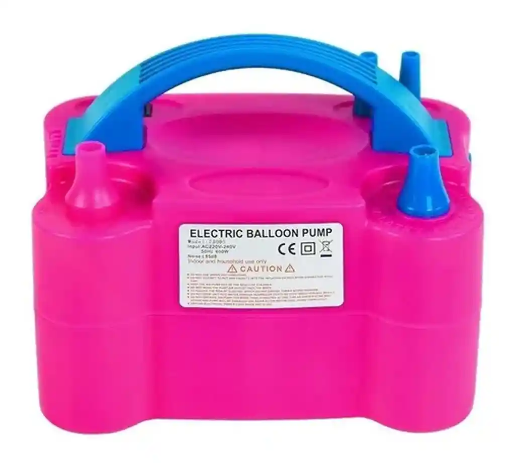 Inflador De Globos Electrico 600 Watts Doble Boquilla 110v