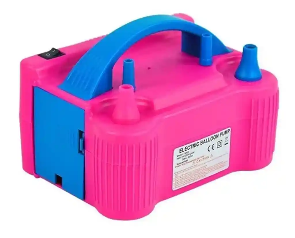 Inflador De Globos Electrico 600 Watts Doble Boquilla 110v