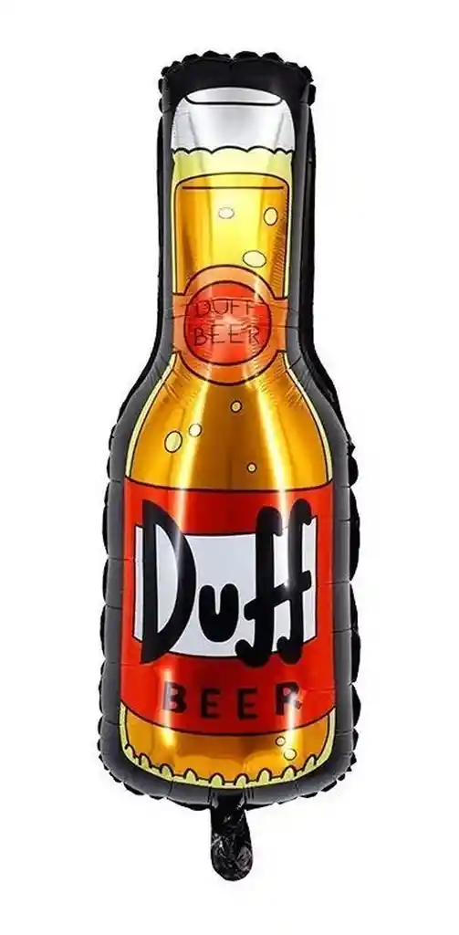 Globo Metalizado Cerveza Duff Los Simpsons Homero