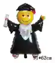 Globo Smiley De Grado Birrete Toga Fin De Año Graduacion