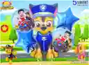 Globos Paw Patrol Patrulla Canina Perro Policia Chase Azul