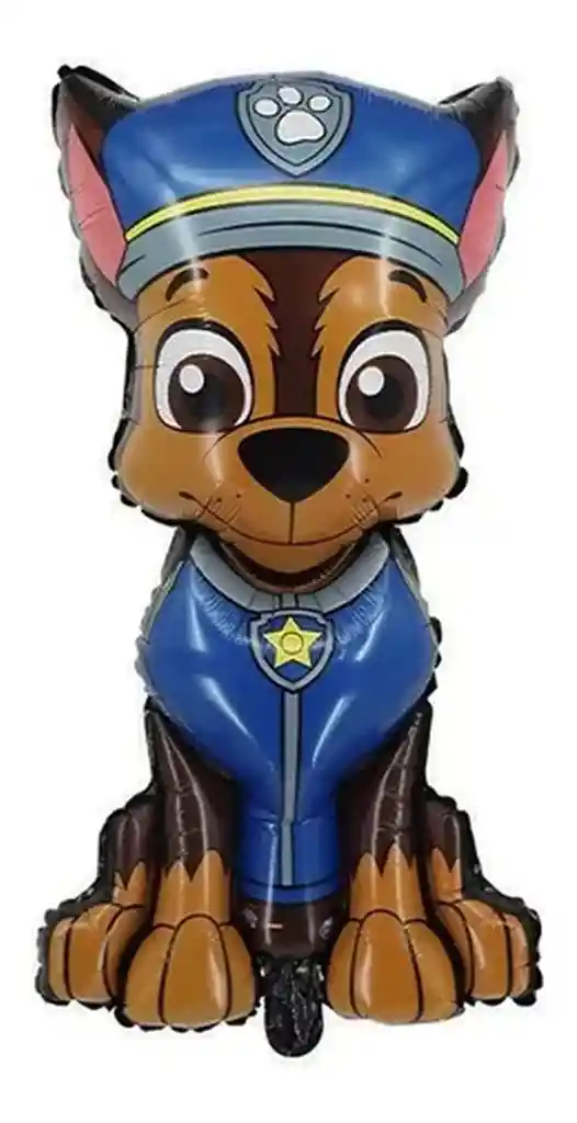 Globos Paw Patrol Patrulla Canina Perro Policia Chase Azul