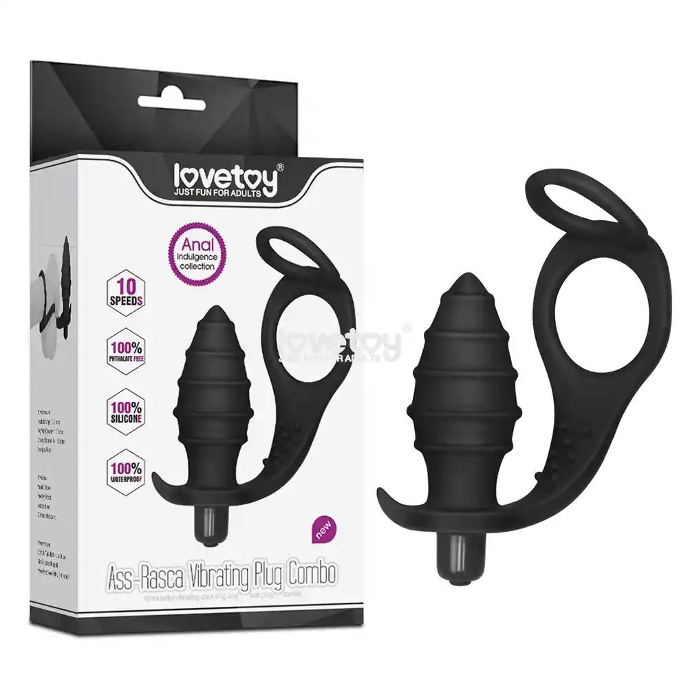 Plug Anal Combo Ass Rasca Vibrating