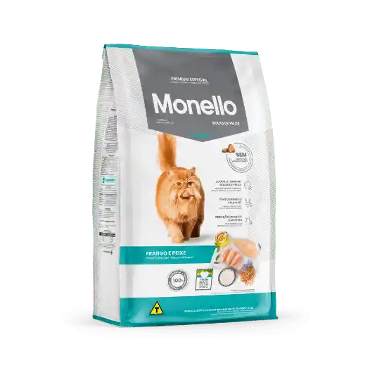 Monello Cat Adulto Bolas De Pelo X 1k