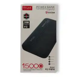 Power Bank Batería Externa Pin Jue Pj-pb16 15000 Mah 20w Tipe-c Pd