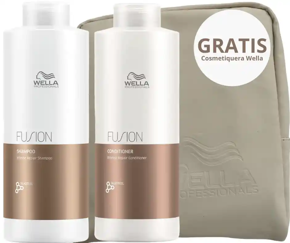 Duo Wella Fusion Shamp + 1000ml + Acondicionador 1000ml