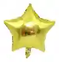 Globo Metalizado Estrella 45x45cm Dorado