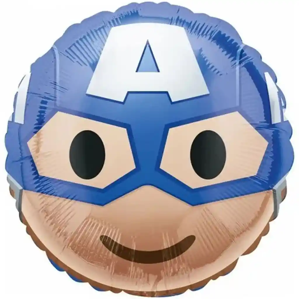 Globo Capitan America Cabeza 45 X 45 Cm Avengers