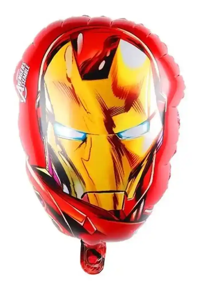 Globo Iron Man Cabeza 45 X 45 Cm Avengers