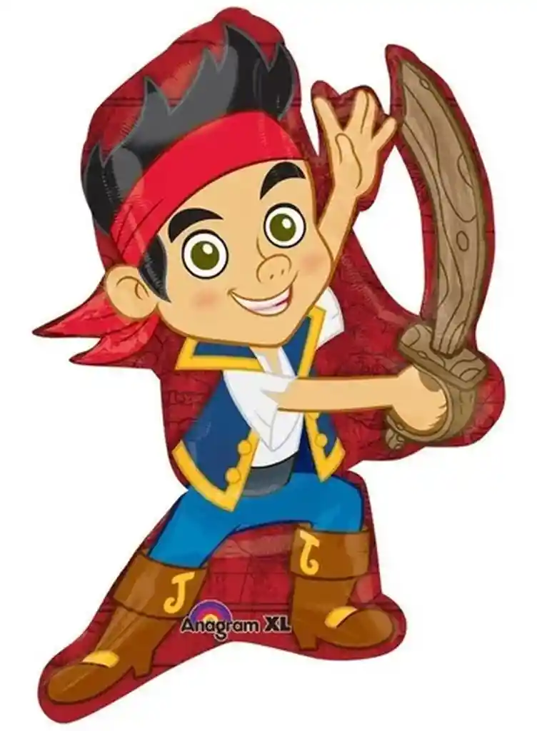 Globo Pirata Capitan Jake Niño 46x69 Cm