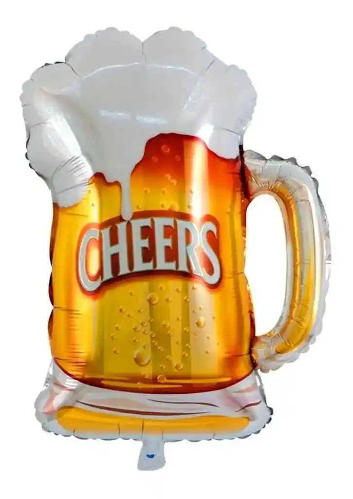 Globo Metalizado Cerveza Cheers 71x48 Cm