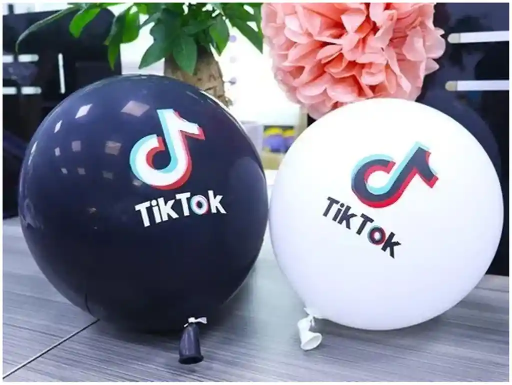 Globo Tik Tok Latex R12 X 12 Unidades