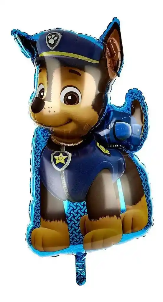 Globo Patrulla Canina Chase Perro Policia Paw Patrol 63x68cm