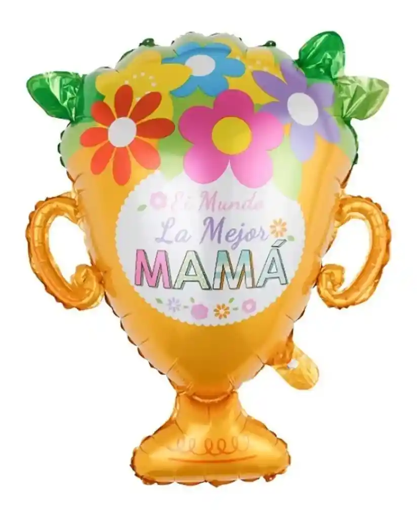 Globo La Mejor Mama Del Mundo Dia Madres Cumpleaños
