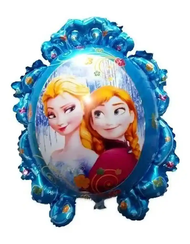 Globo Espejo Elsa Y Ana Frozen 64x50cm