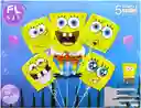 Decoracion Globos Bob Esponja Amarillo 5 Units