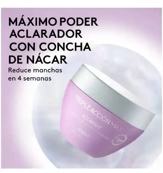 Crema Para Rostro Triple Acción Max Aclarante 120g