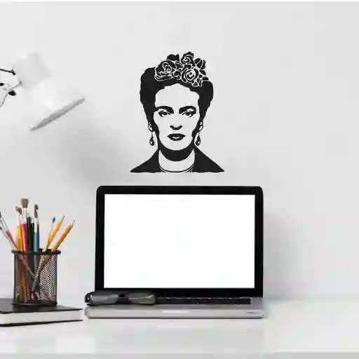 Vinilo Decorativo Frida Face