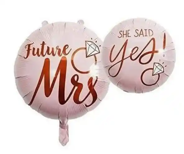 Globo Despedida De Soltera She Said Yes Acepto Future Mrs