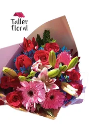 Tropical Rosas Y Gerberas