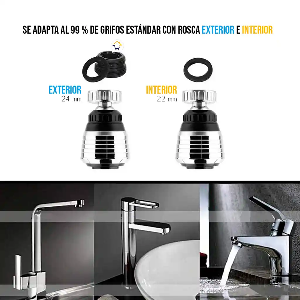 Ahorrador De Agua Accesorio Grifo Regulador Llave Cocina Yxq3