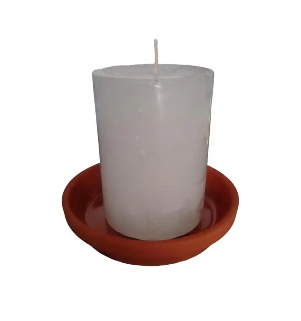 Porta Velas O Velones En Barro