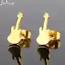 Arete Topo Guitarra Dorado