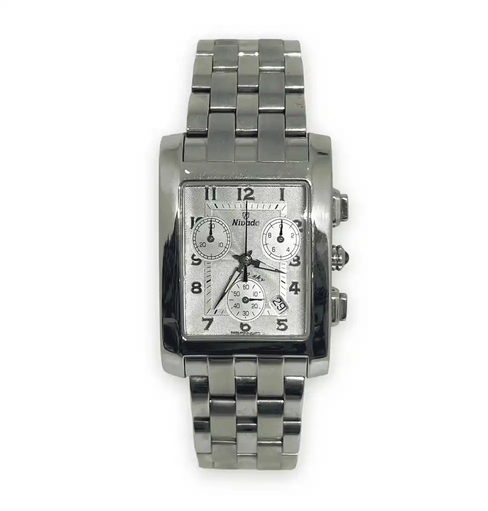 Reloj Nivada Swiss Quartz Para Hombre Ref. 9021