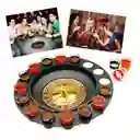 Ruleta Shots Juego De Mesa Para Tomar Spinning 16 Piezas Hd4872